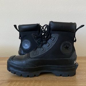 black converse combat boots